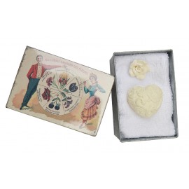 Gift Face Towel in Metal Tin with scented stone