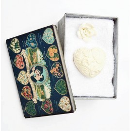 Gift Face Towel in Metal Tin with scented stone